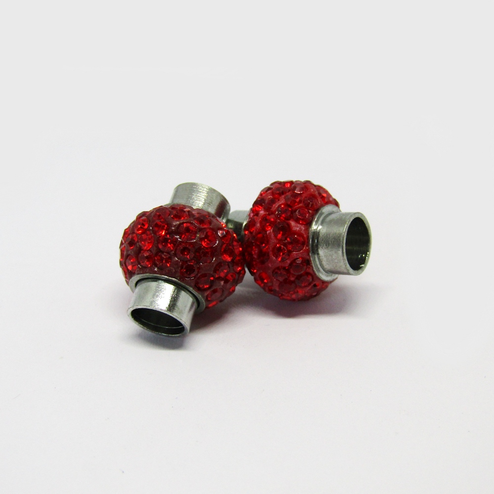 BROCHE IMAN STRASS ROJO